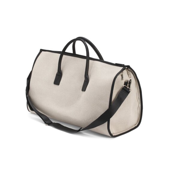 BROUK AND CO Black Canvas Capri 2-in-1 Garment And Duffel Bag - Picture 2 of 2